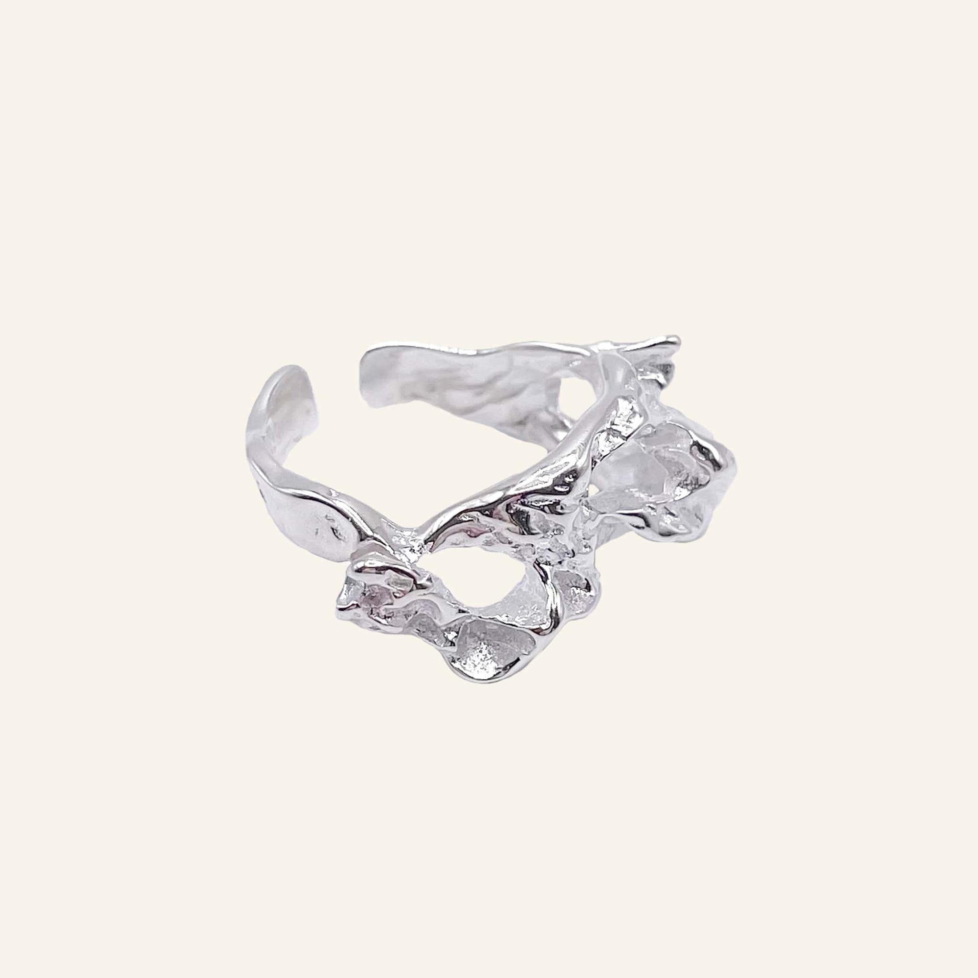 Silver Sculptural Ring