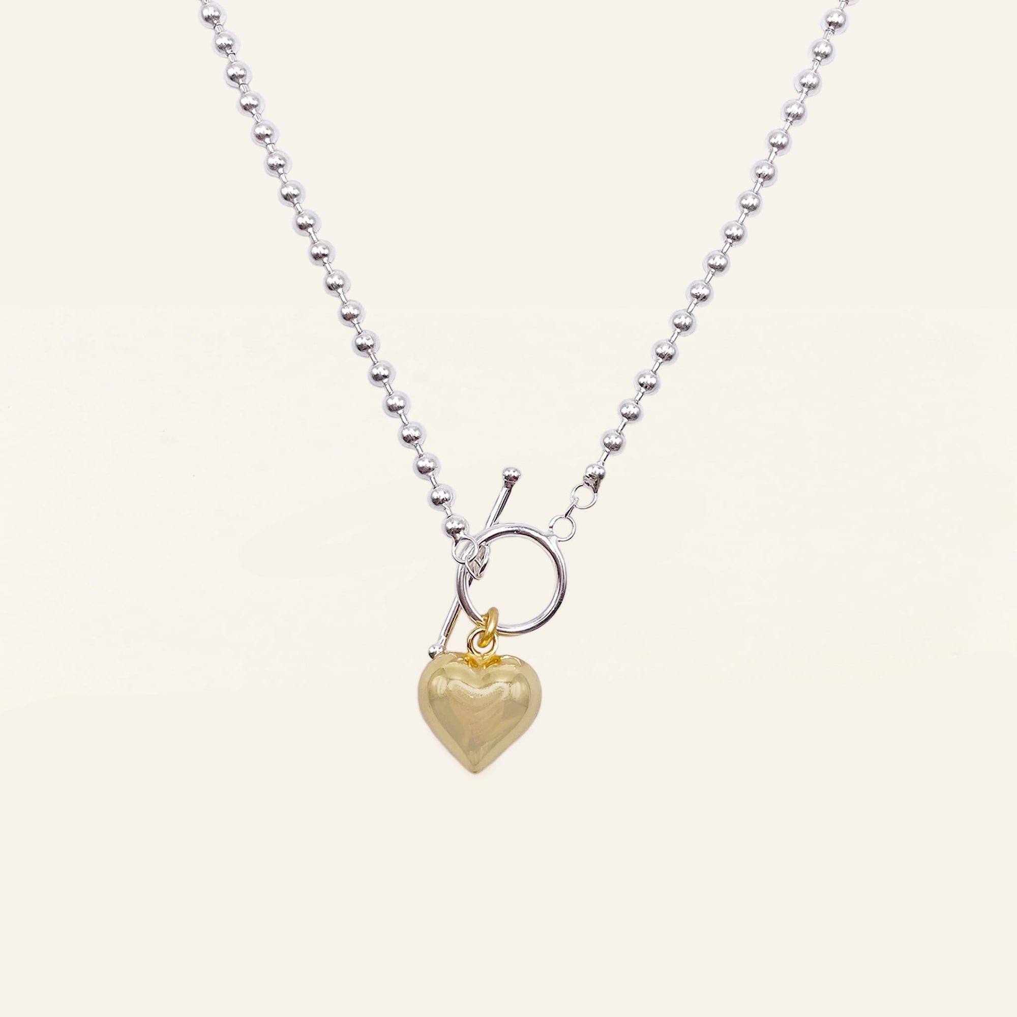 Pinball Heart Necklace