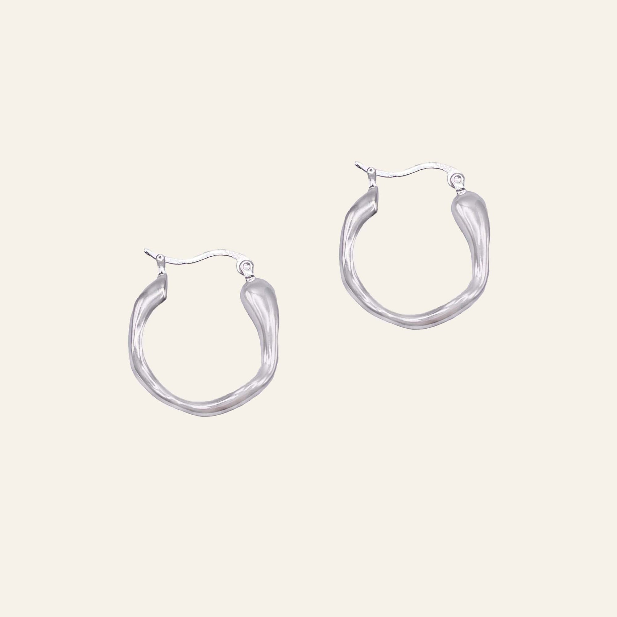 Silver Hoop Earrings