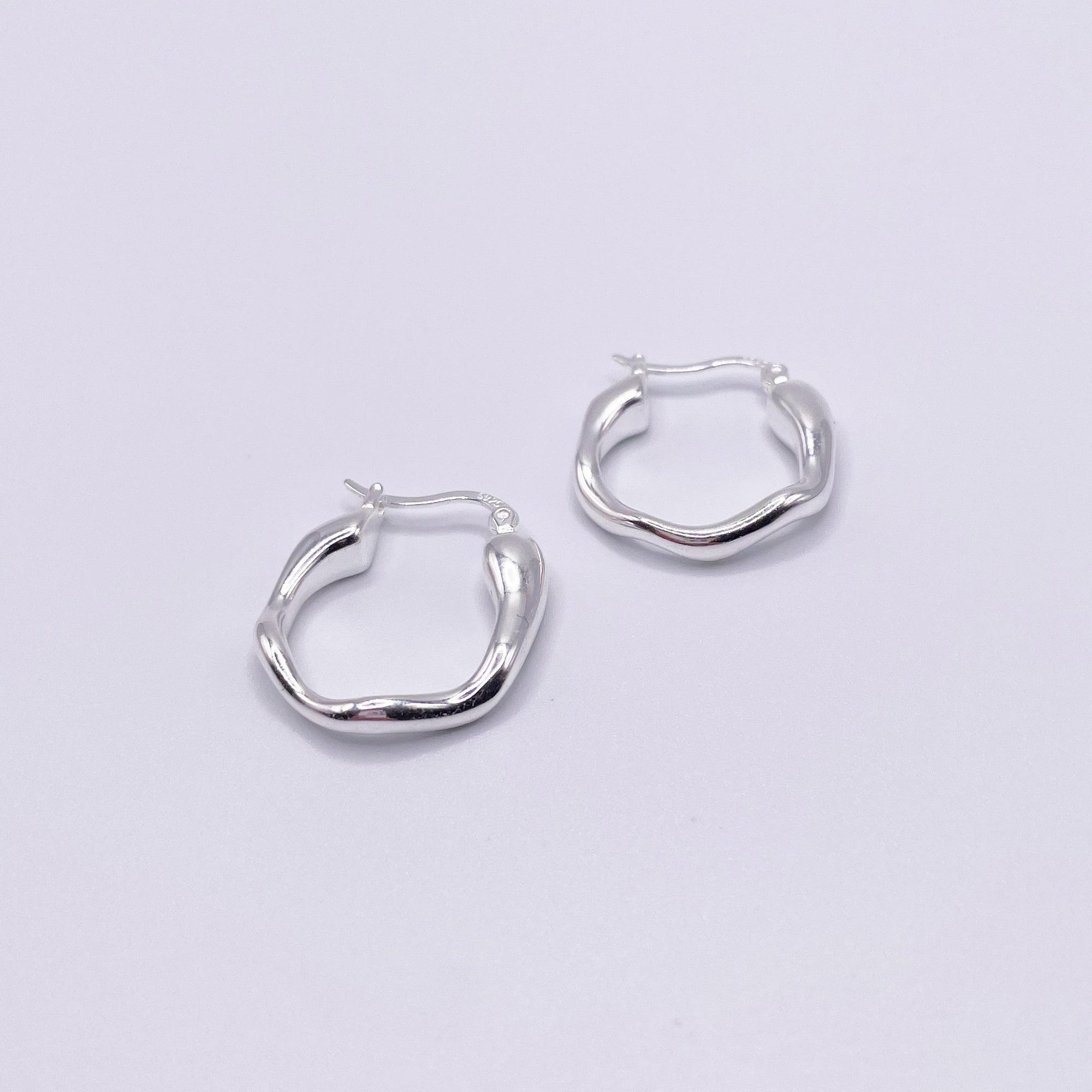 Silver Hoop Earrings