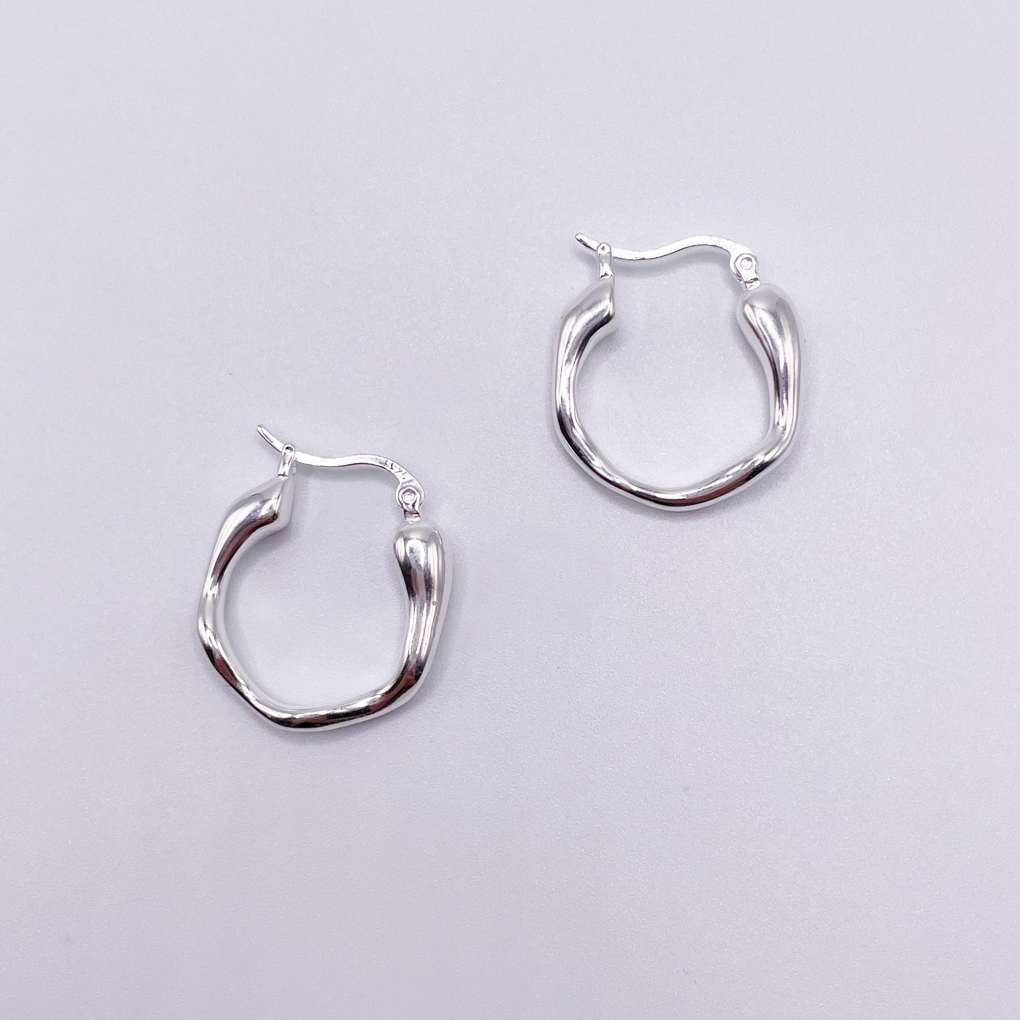 Silver Hoop Earrings