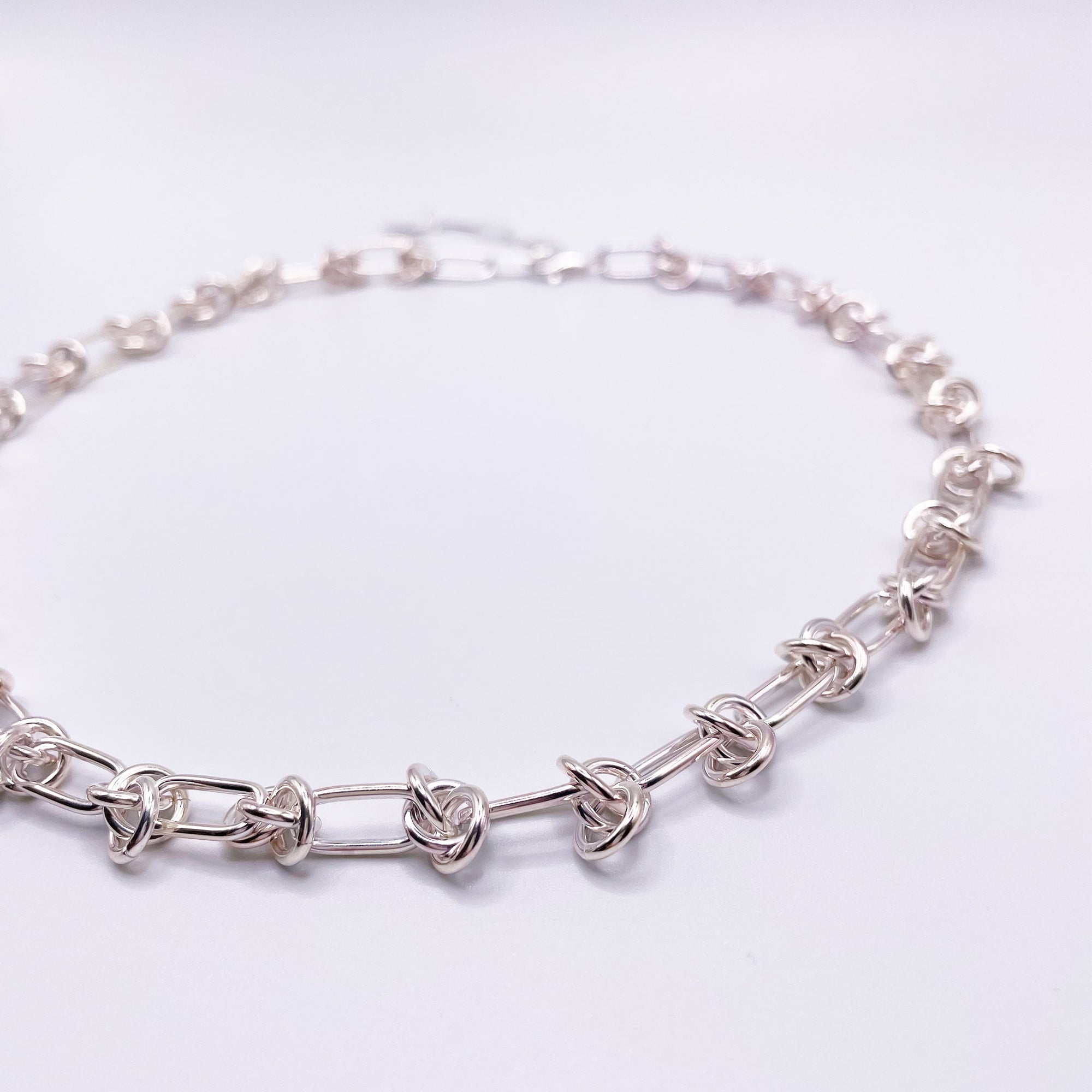 Silver Chain Link Necklace