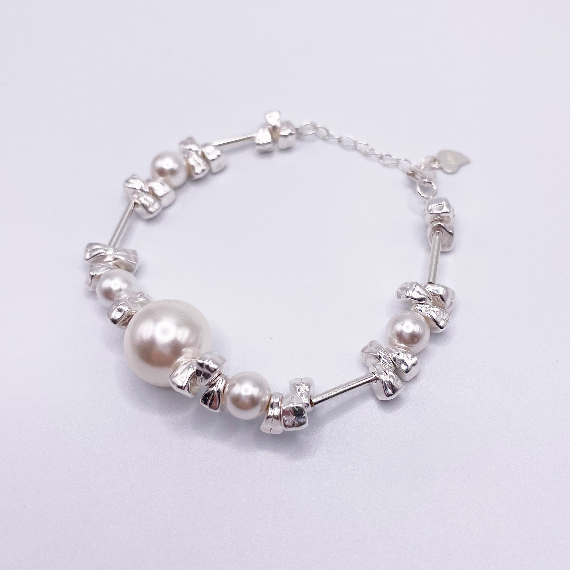 Pearl Charm Bracelet