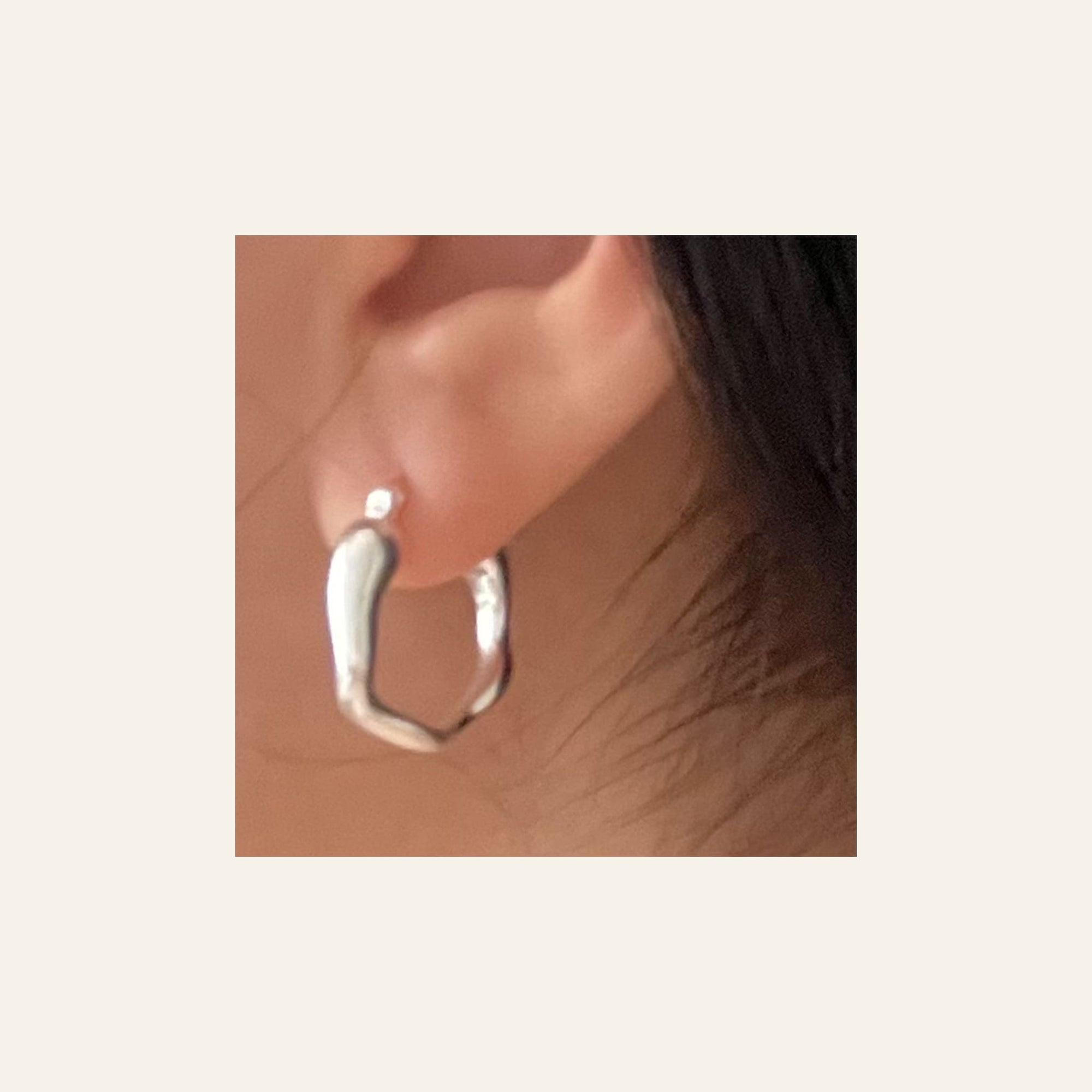 Silver Hoop Earrings