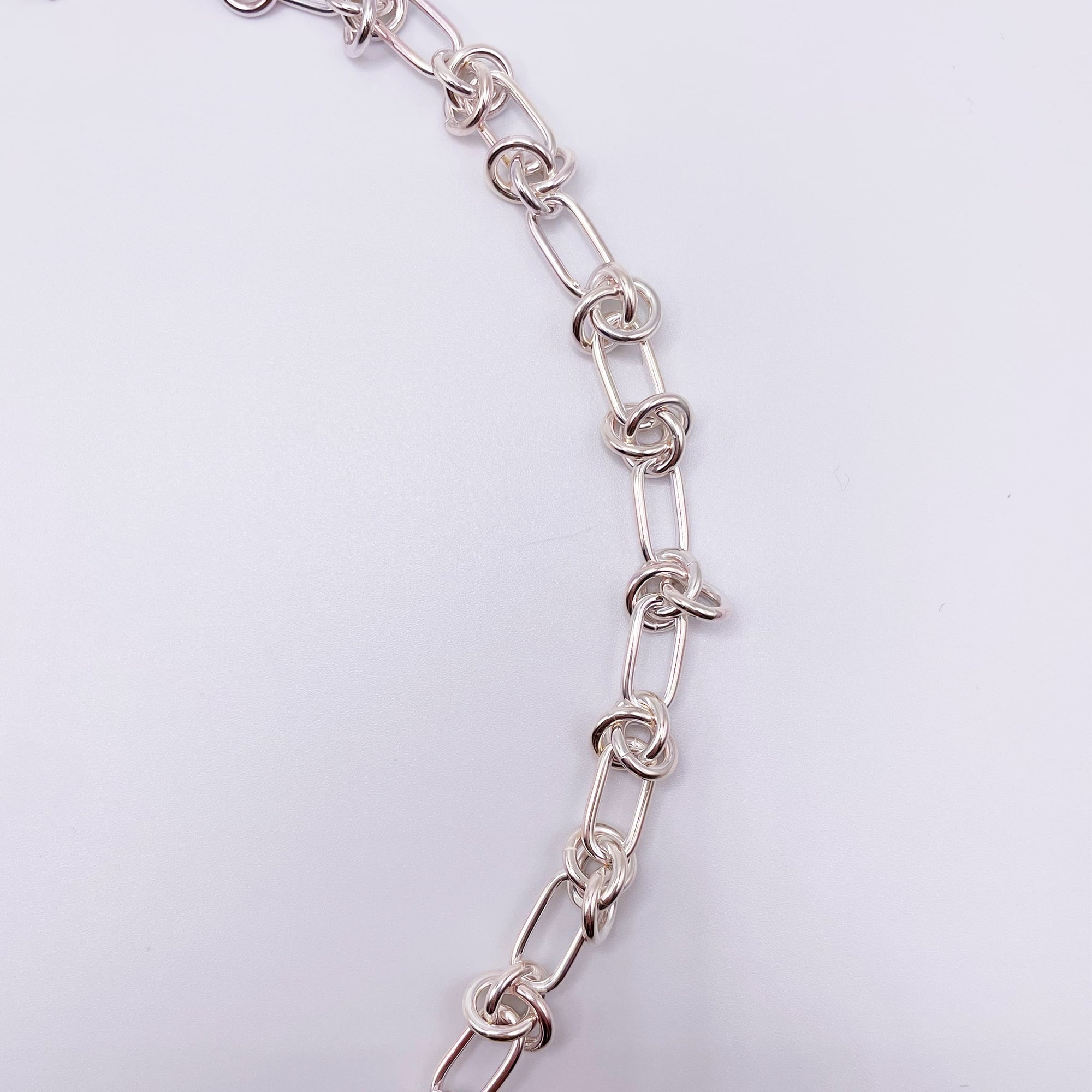 Silver Chain Link Necklace