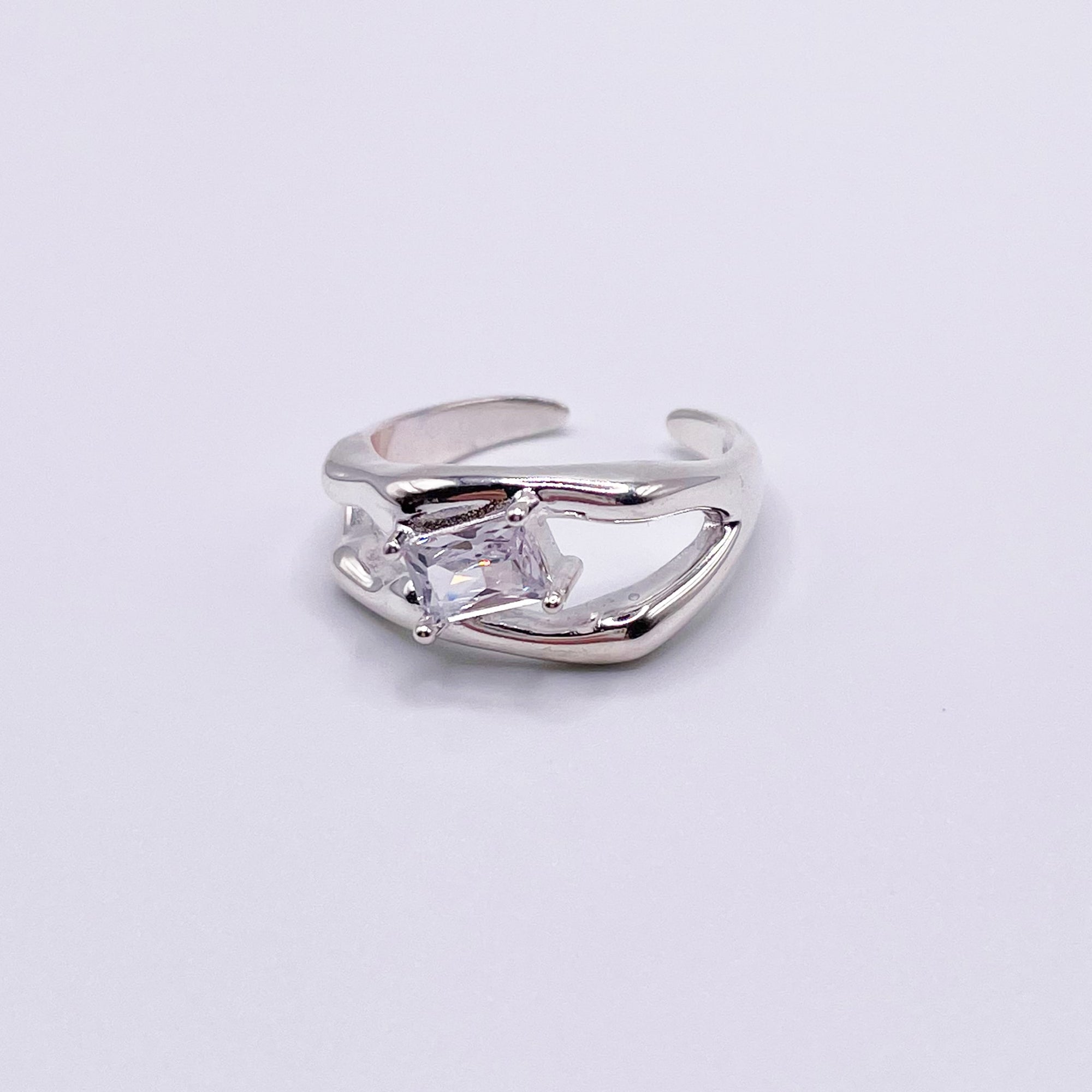 Silver Stone Ring