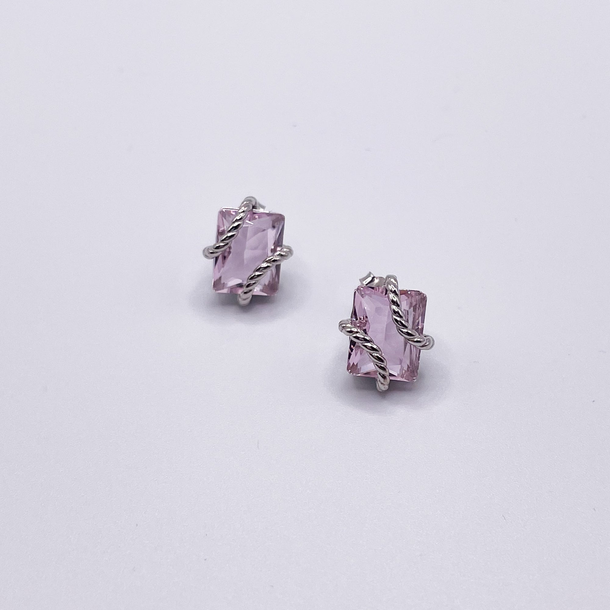 Geometric Stone Earrings