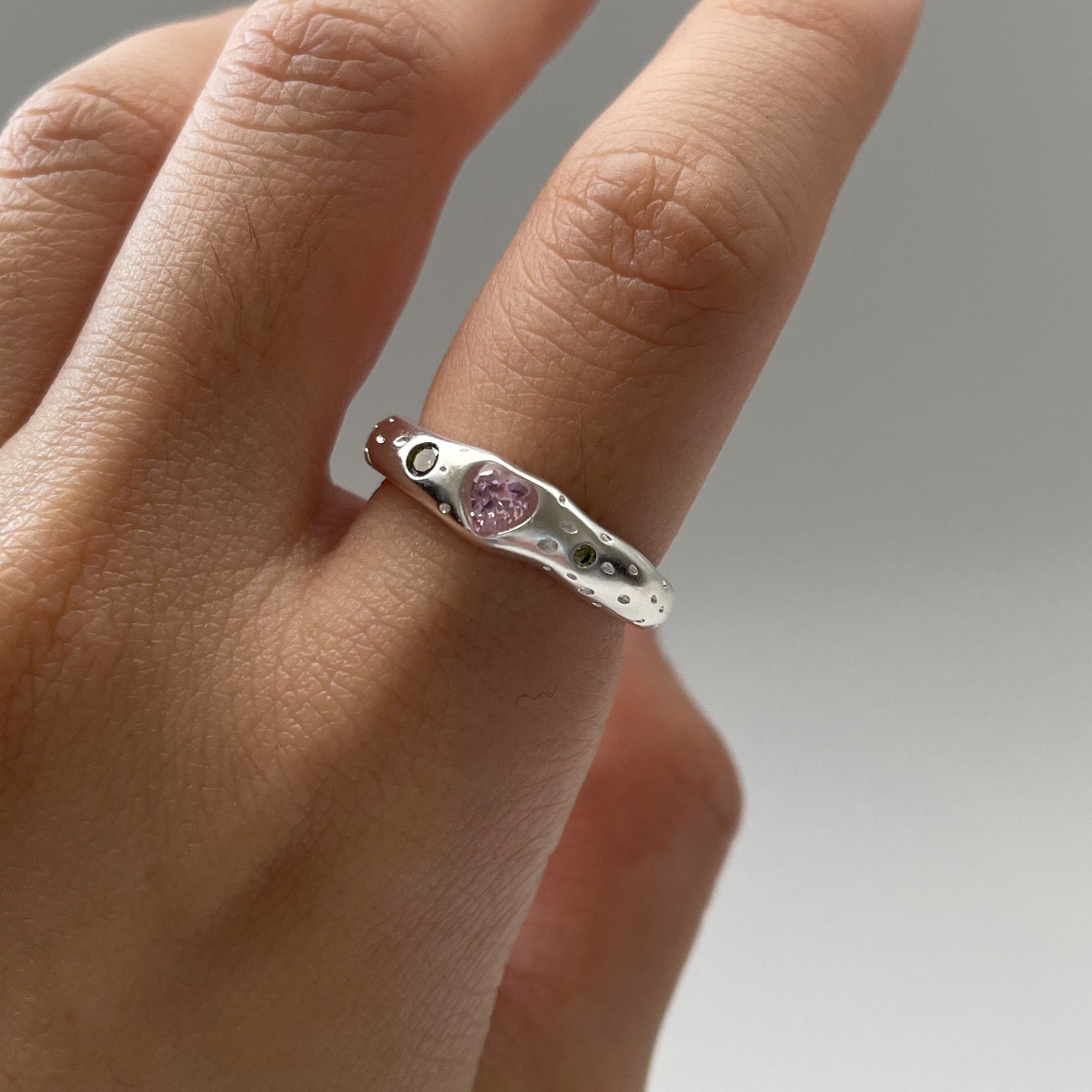 Heart Stone Ring