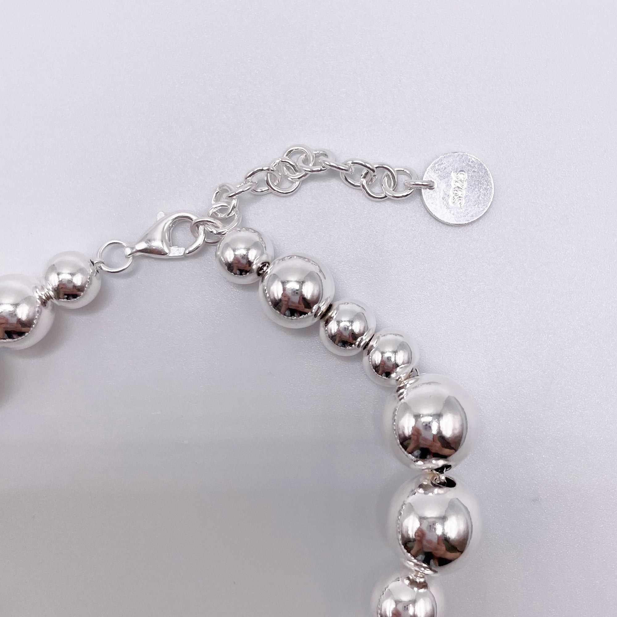 Silver Beaded Bracelet