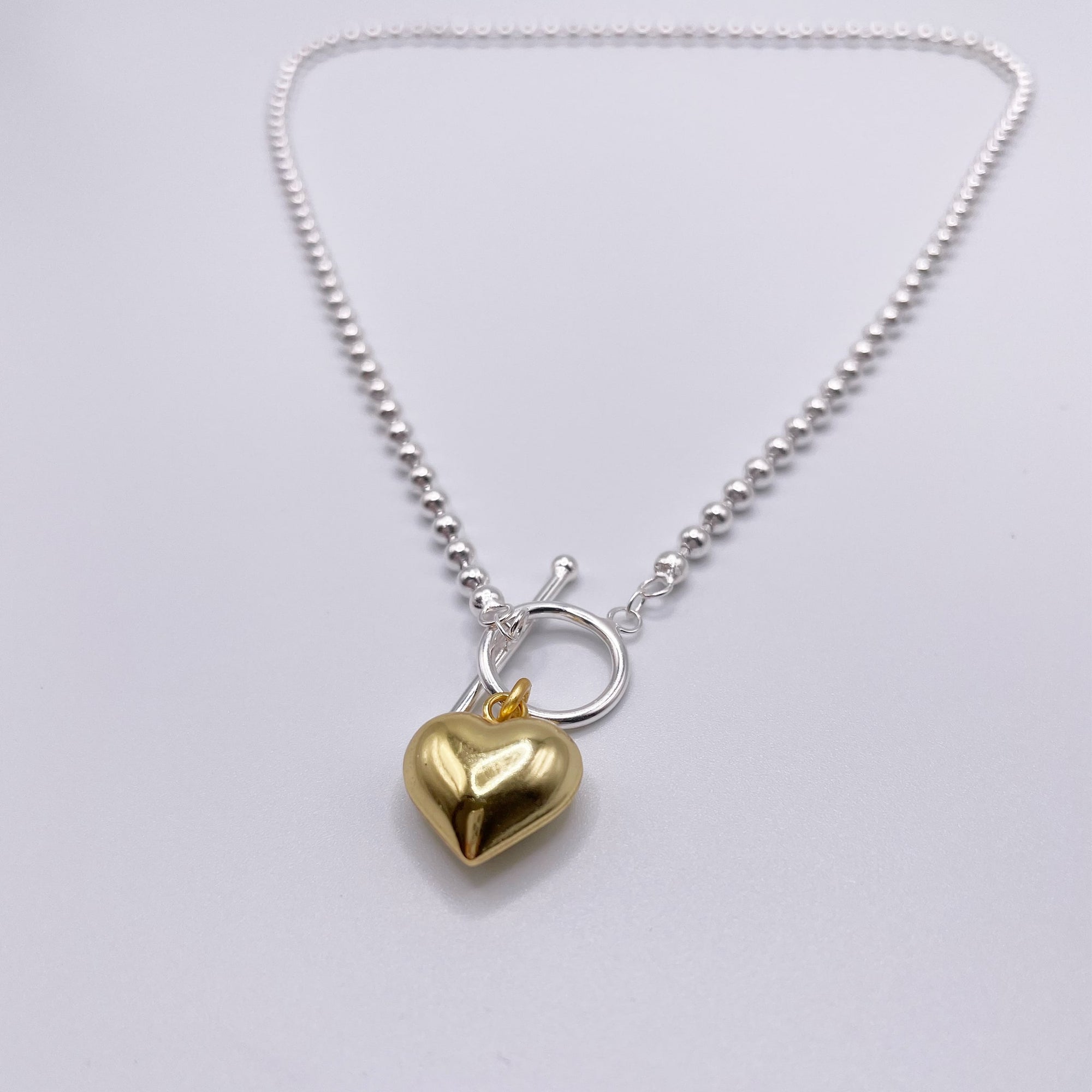 Pinball Heart Necklace