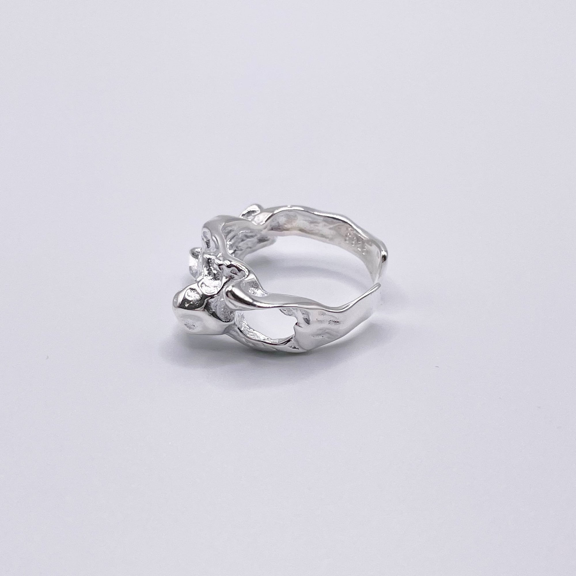 Silver Sculptural Ring