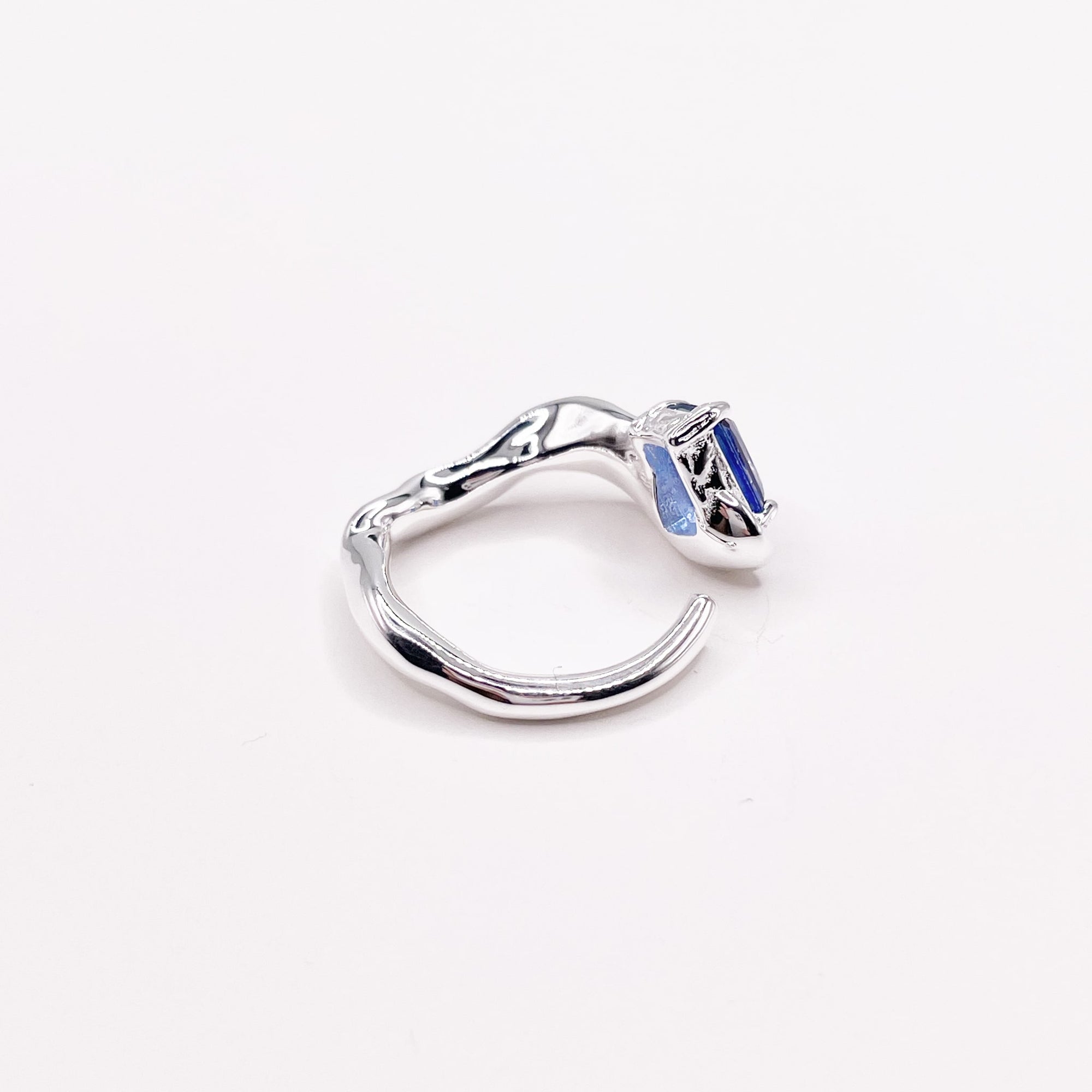 Ombre Stone Ring Silver