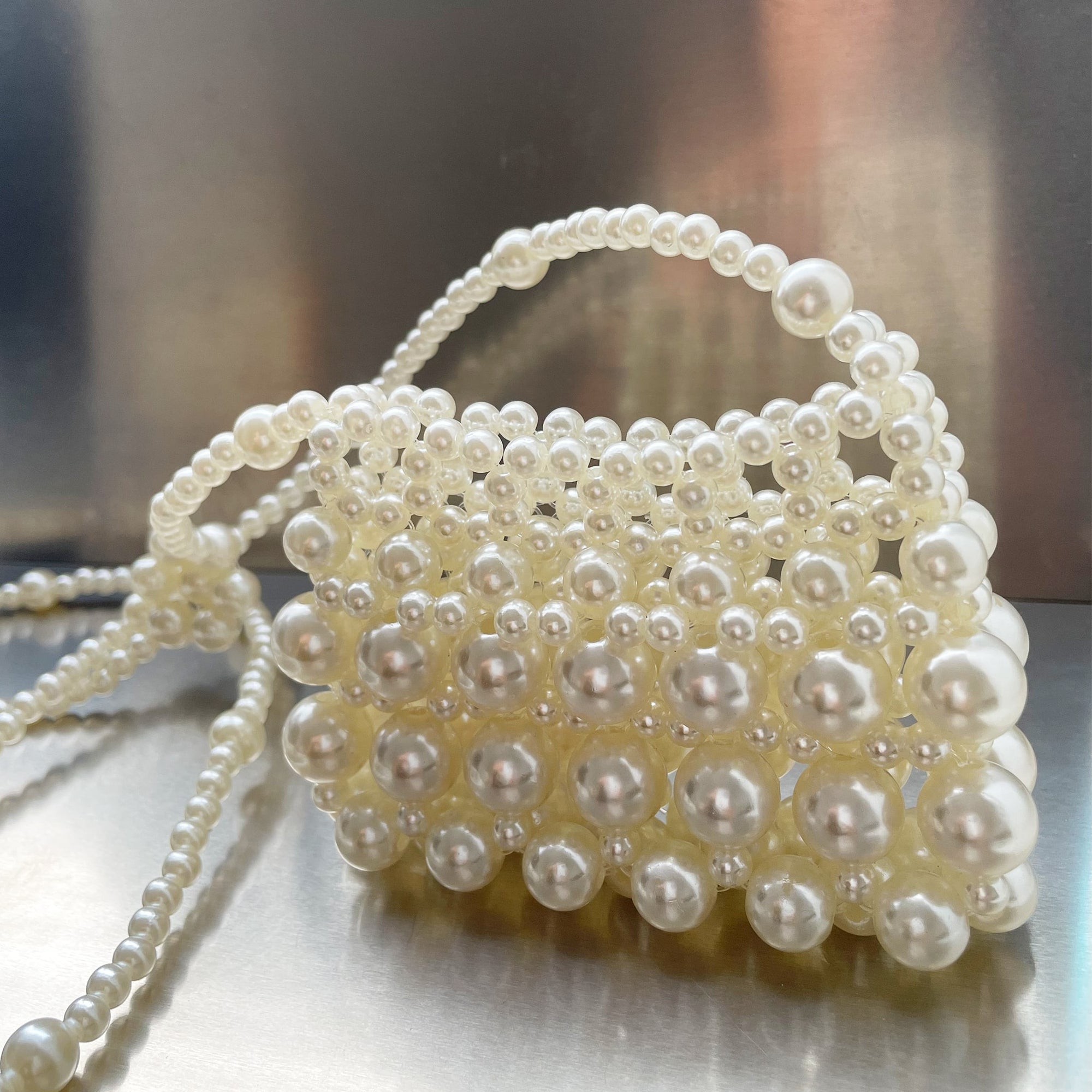 Flower Pearl Mini Bag