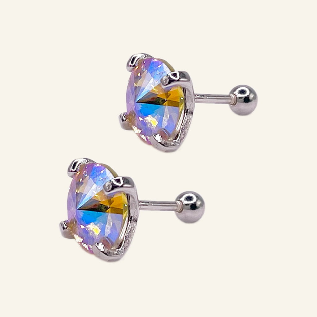 Cubic Zirconia Stud Earrings