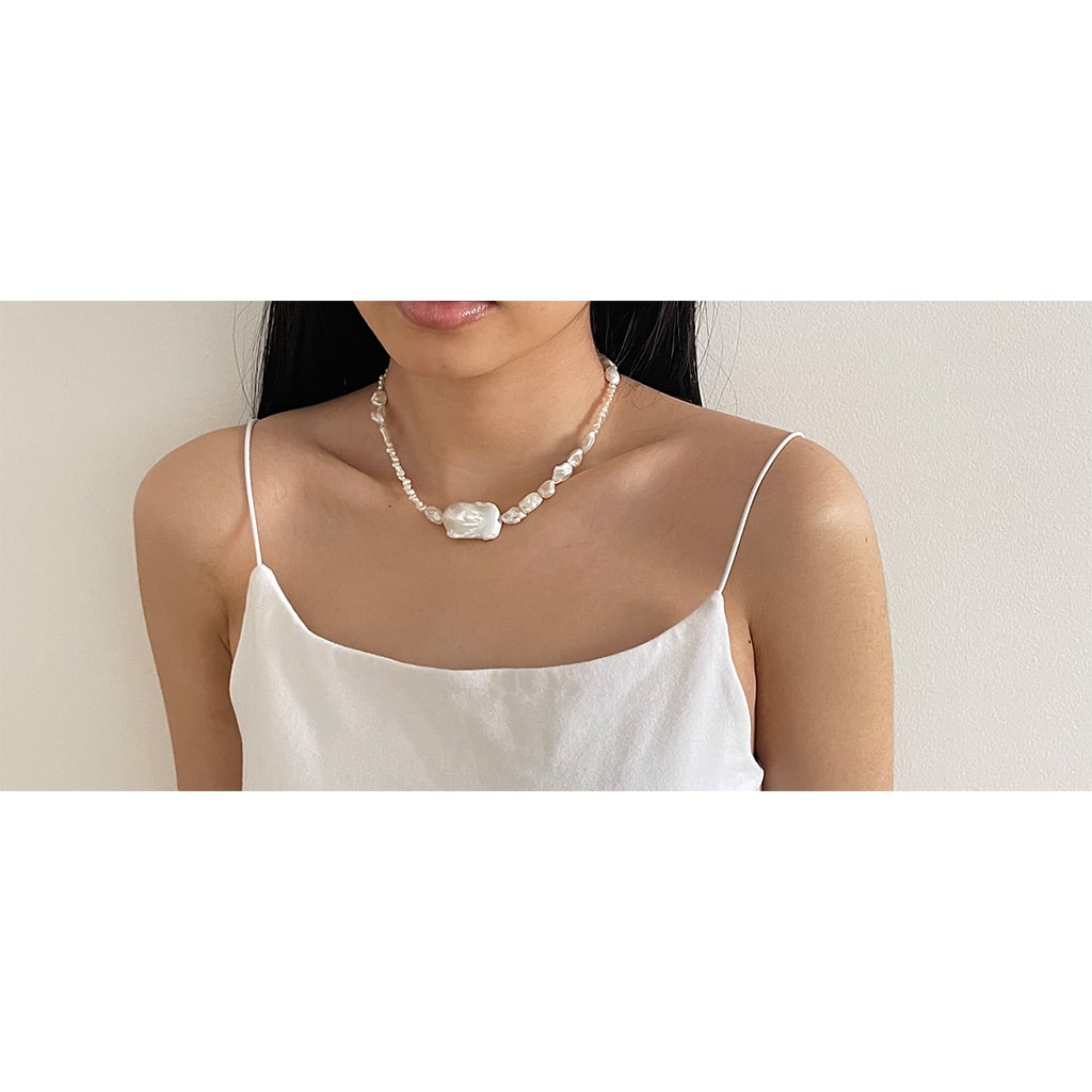 Keshi Pearl Necklace