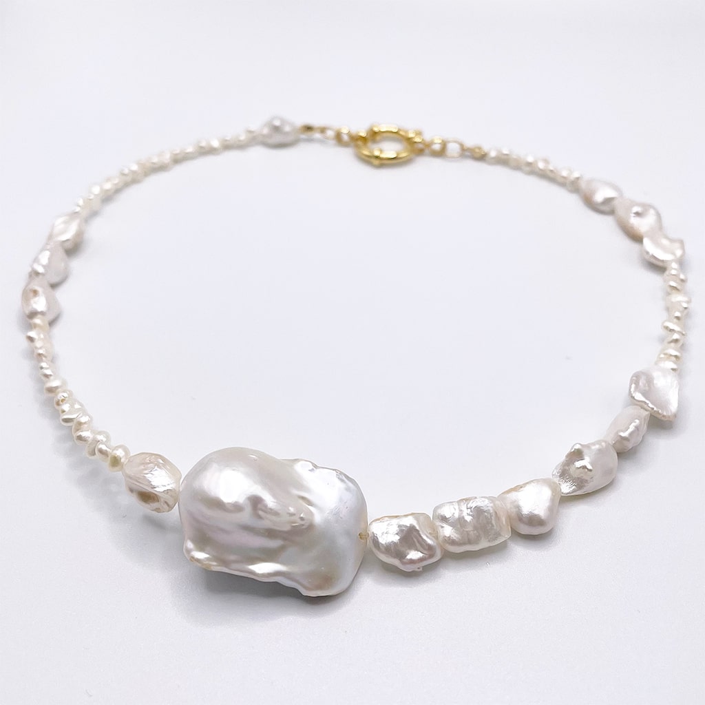 Keshi Pearl Necklace