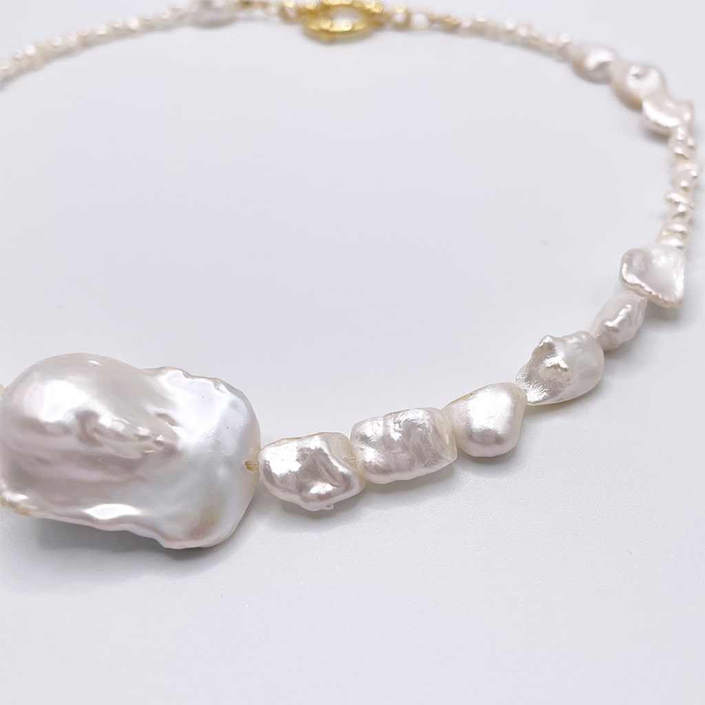 Keshi Pearl Necklace