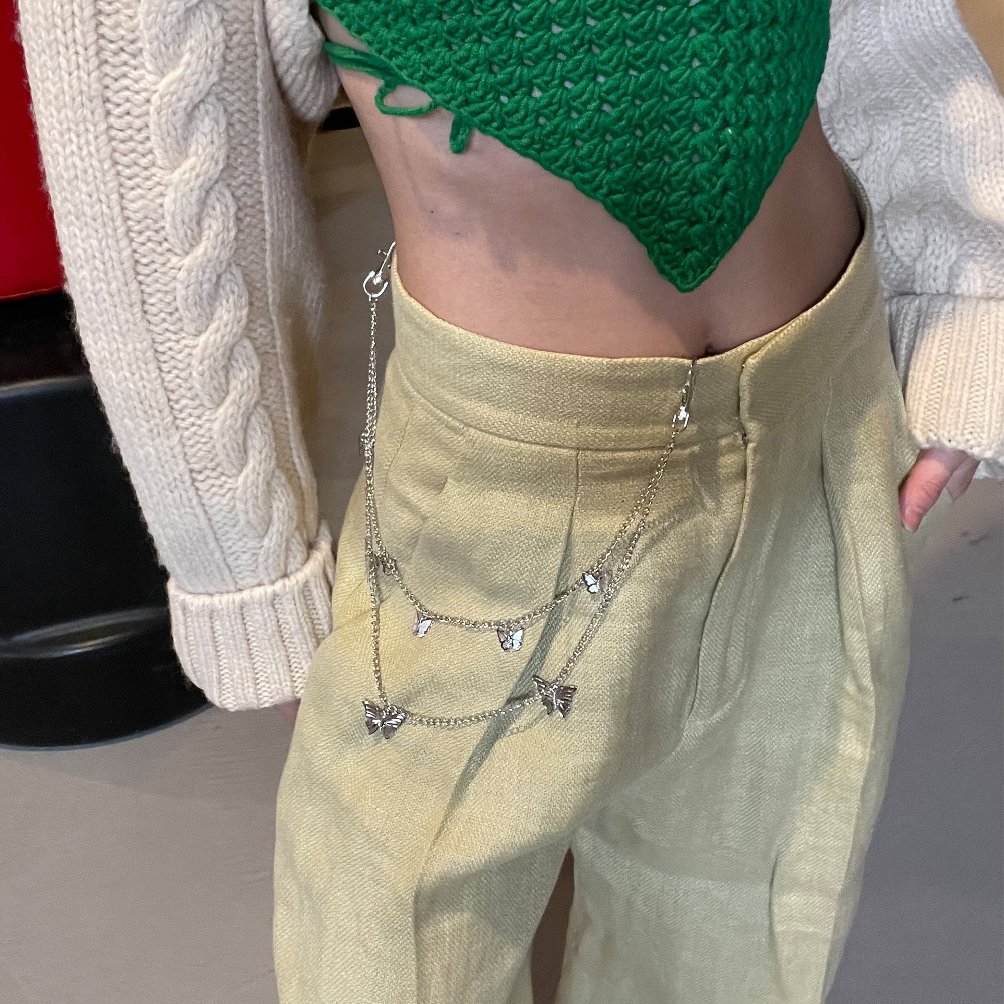 Butterfly Jeans Chain