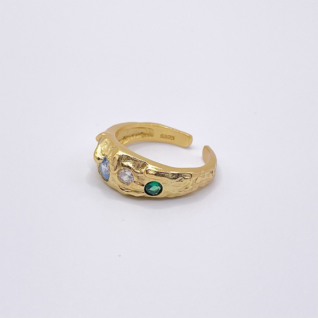 Gold Stone Ring