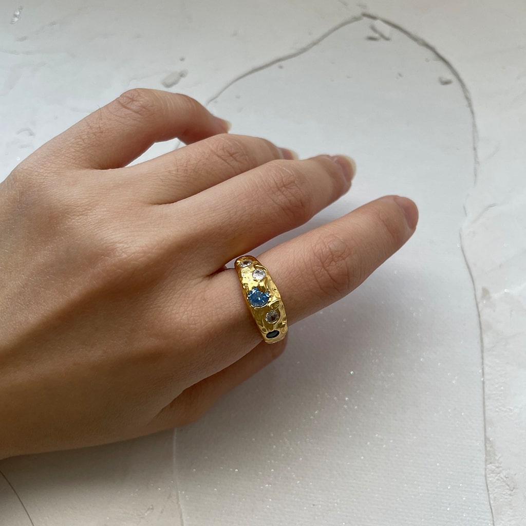 Gold Stone Ring