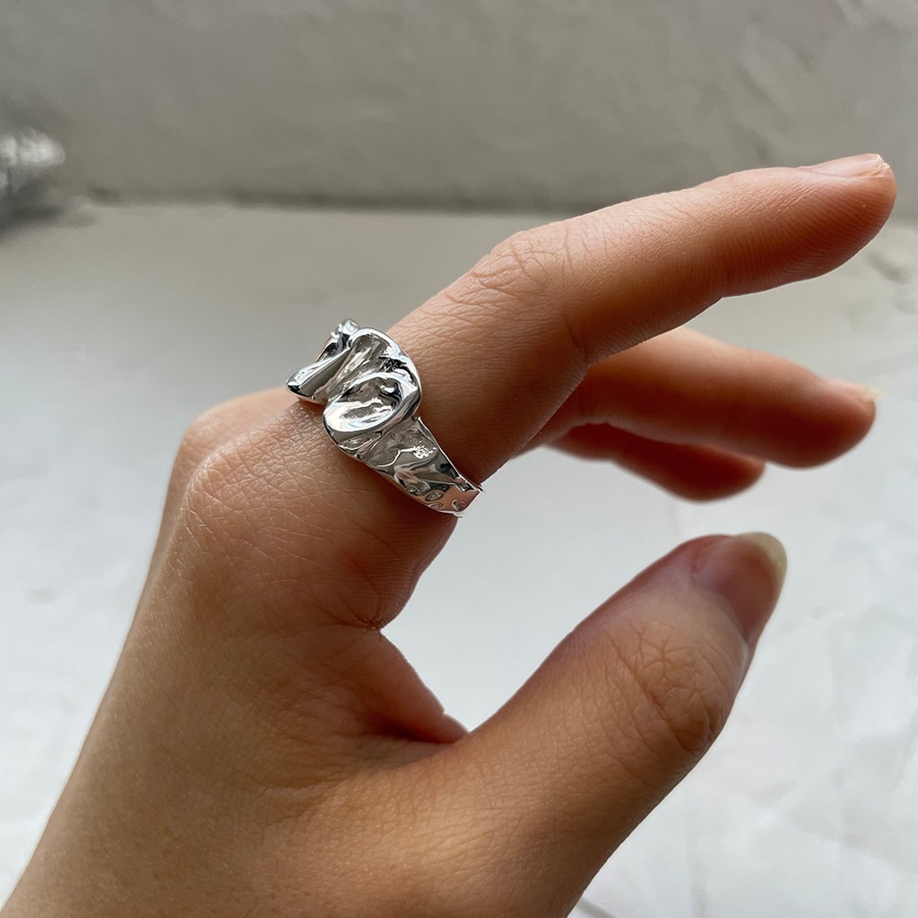 Folded Tin Foil Ring