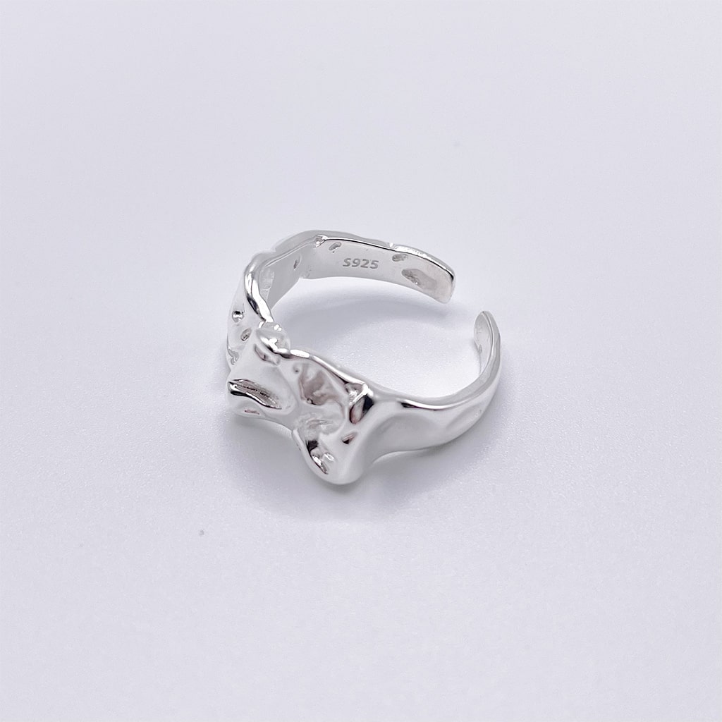 Folded Tin Foil Ring