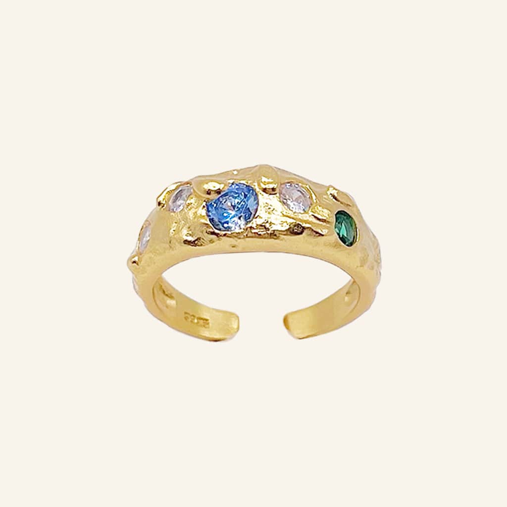 Gold Stone Ring