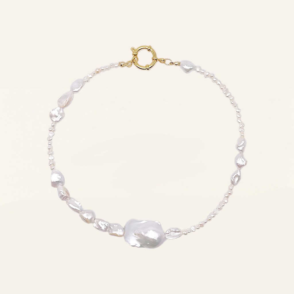 Keshi Pearl Necklace