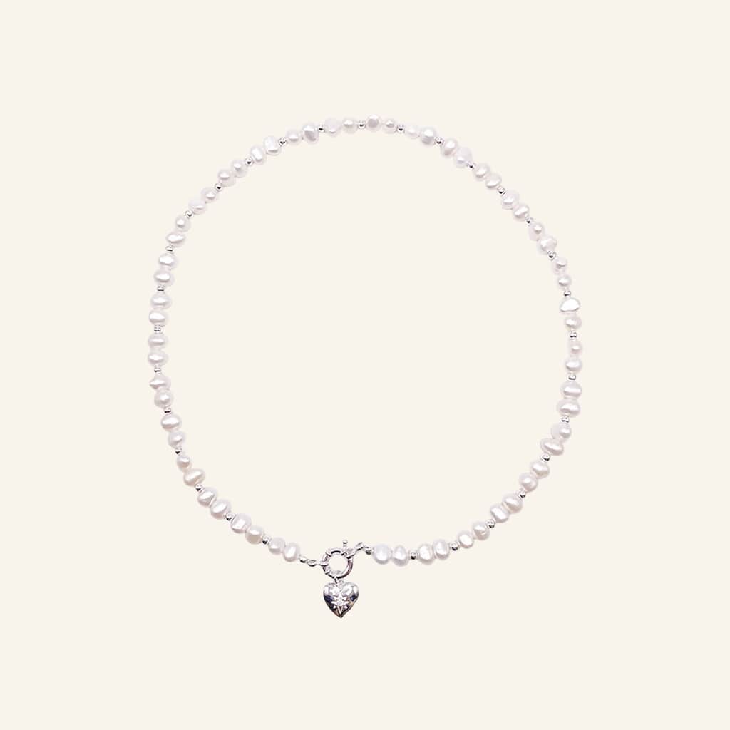 Pearl Heart Necklace